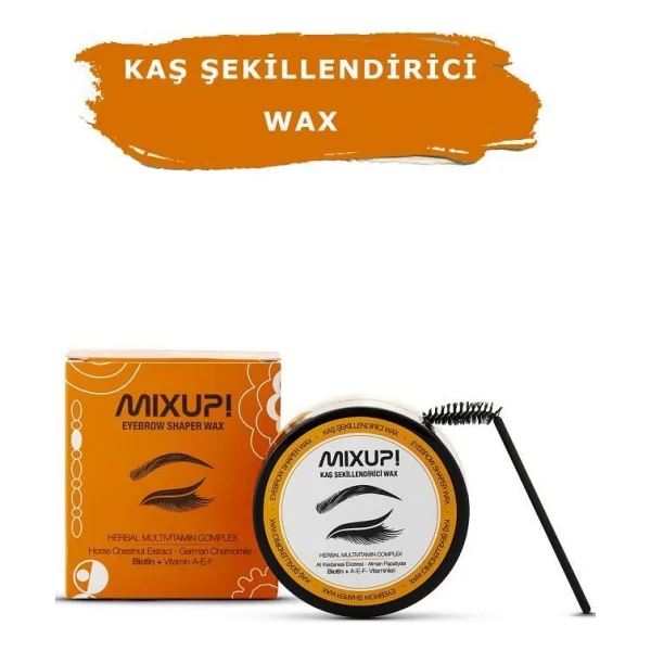 Mixup Kaş Şekillendirici Sabitleyici Wax 50 Ml - Beyaz - Görsel 3
