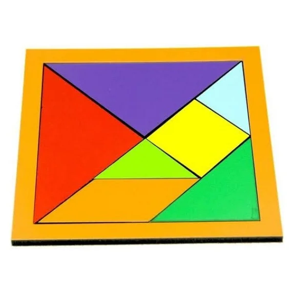 Hamaha Wooden Toys Doğal Ahşap 7 Parça Mini Tangram Hmh-130 - Görsel 6