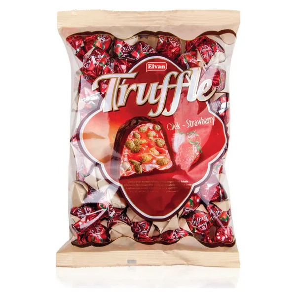 Elvan Truffle Çilekli Çikolata 1 Kg - Görsel 7
