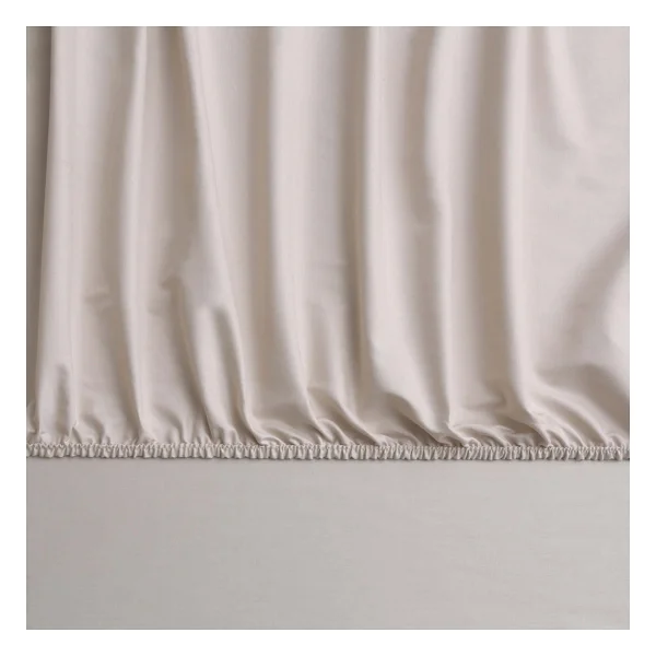 Linens Mix&Match Taş Pamuk Saten Queen Size Lastikli Çarşaf - Görsel 2
