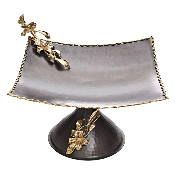 Decorium 20 Cm Ayaklı Kare Kase Nature - Görsel 3