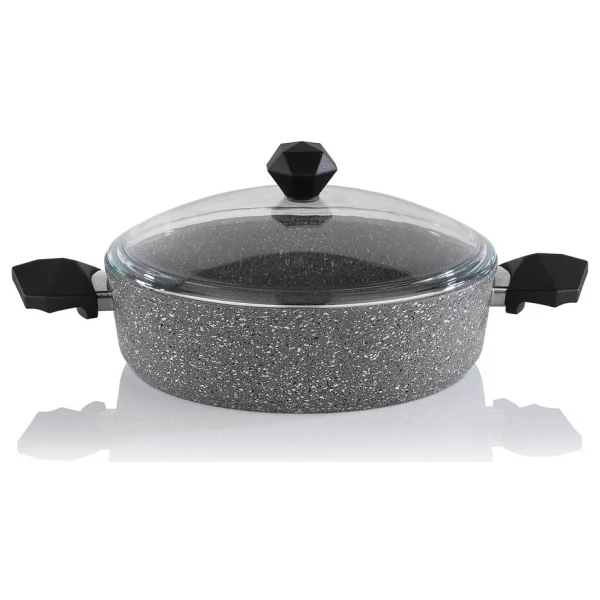Schafer Cory 28 Cm Basık Granit Tencere - Görsel 2