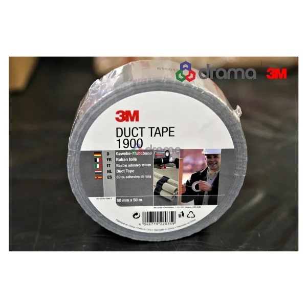 3m Duck Tape 1900 50 M X 50 Mm Gümüş Tamir Bandı - Görsel 2