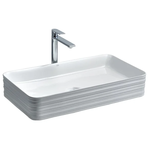 Lena E-2106 Tezgah Üstü Porselen Lavabo - Görsel 3