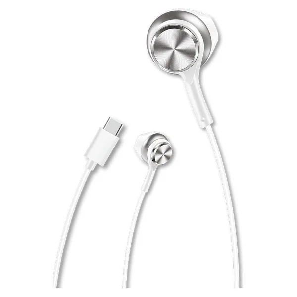 Linktech H75 Earpods Gold Type-C Kablolu Kulak İçi Kulaklık - Görsel 3