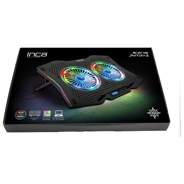 Inca Gms Arrax Inc-607gms 2 Fanlı 10-18" Laptop Soğutucu - Görsel 10