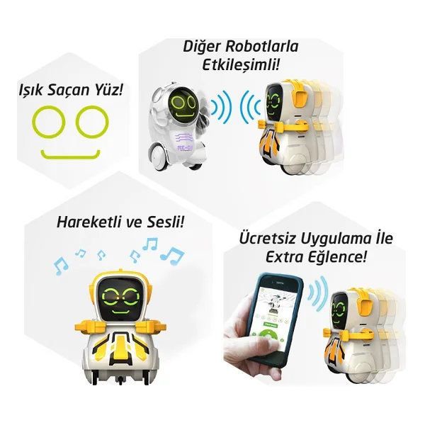 Silverlit Pokibot Robot Turuncu - Görsel 10