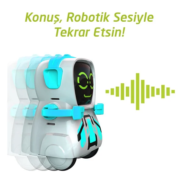 Silverlit Pokibot Robot Turkuaz - Görsel 3