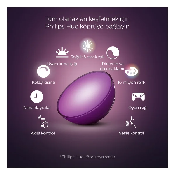 Philips Hue 1100 75 W E27 2'li Akıllı LED Ampul - Görsel 9