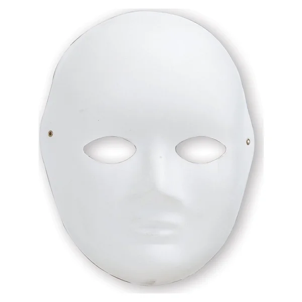 Puti Karton Maske Büyük Surat 5176 - Görsel 2