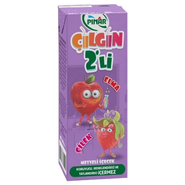 Pınar Çılgın İkili Elma Çilek 200 Ml - Görsel 2
