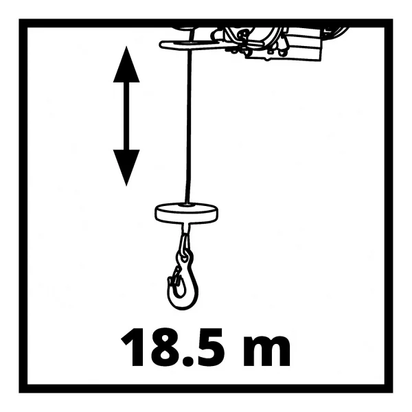 Einhell Tc-Eh 600 1050 W Elektrikli Vinç - Görsel 2