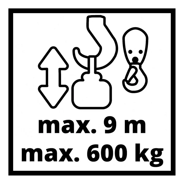 Einhell Tc-Eh 600 1050 W Elektrikli Vinç - Görsel 4