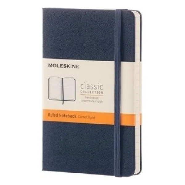 Moleskine Defter Sert Kapak XL Boy Düz Siyah - Black - 19 X 25 Cm - Görsel 4