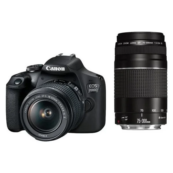 Canon Eos 2000d + 18-55mm + 75-300mm Dslr Fotoğraf Makinesi - Görsel 9