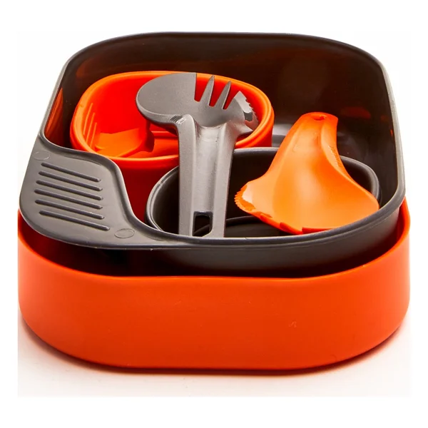 Wildo Camp-A-Box Duo Light Turuncu Yemek Seti - Görsel 6