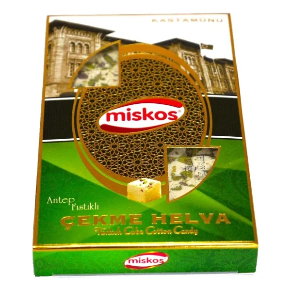 Miskos Antep Fıstıklı Vakumlu 240 Gr Çekme Helva - Görsel 4