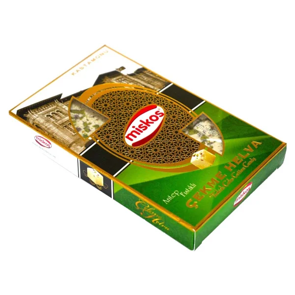 Miskos Antep Fıstıklı Vakumlu 240 Gr Çekme Helva - Görsel 3