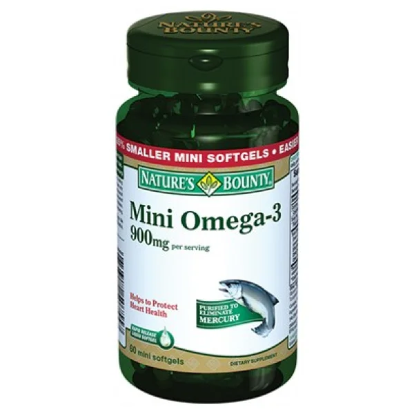Nature's Bounty Mini Omega 3 900 Mg 60 Kapsül - Görsel 5