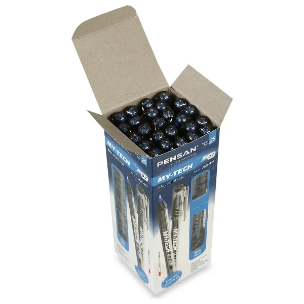 Pensan My-Tech 0.7 Mm 25'li Mavi Tükenmez Kalem - Görsel 3