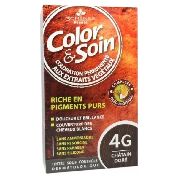 Color Soin Organik 4g Golden Chestnut Saç Boyası - Görsel 2