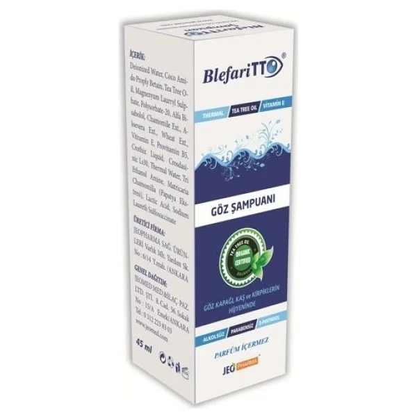 Tto Blefaritto 45 Ml Göz Çevresi Şampuanı - Görsel 2