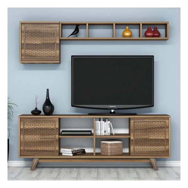 Variant Ayla Ceviz-Krem TV Ünitesi - Görsel 6