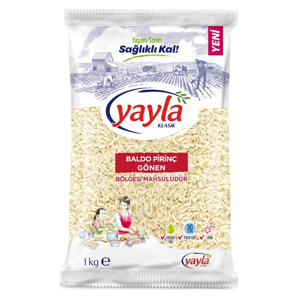Yayla Gönen Baldo Pirinç 1 Kg - Görsel 3