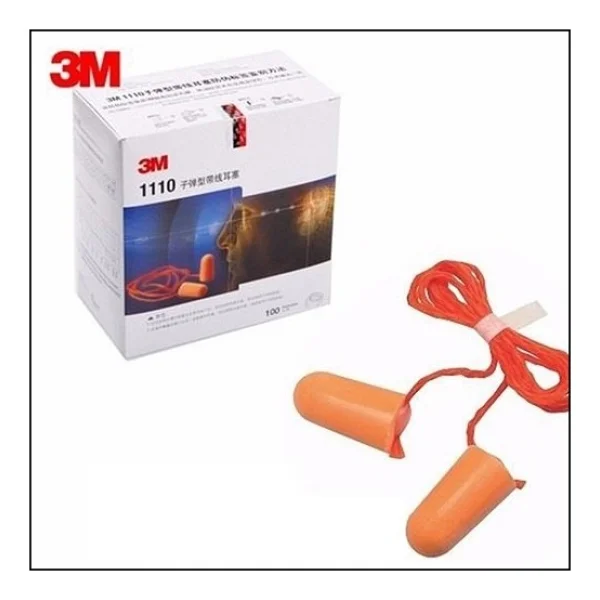 3m 1110 İpli Kulak Tıkacı100'lüpaket - Görsel 2