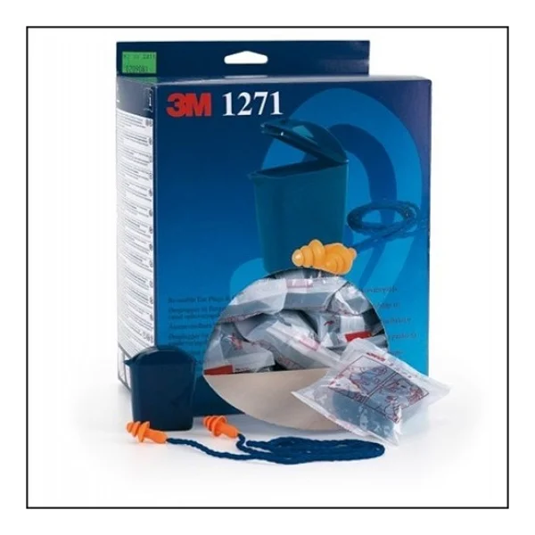 3m 1271 Kutulu Kulak Tıkacı50'li Paket - Görsel 2