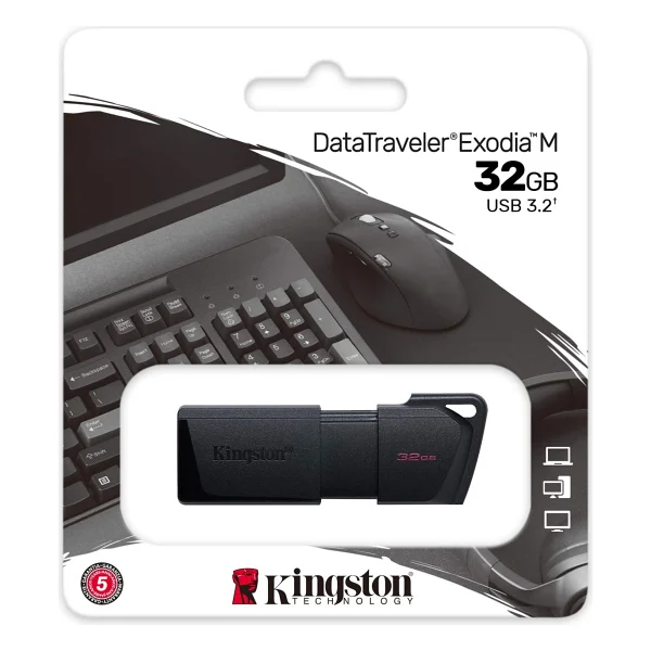 Kingston Datatraveler Exodia M Dtxm/32gb 32 GB Flash Bellek - Görsel 2