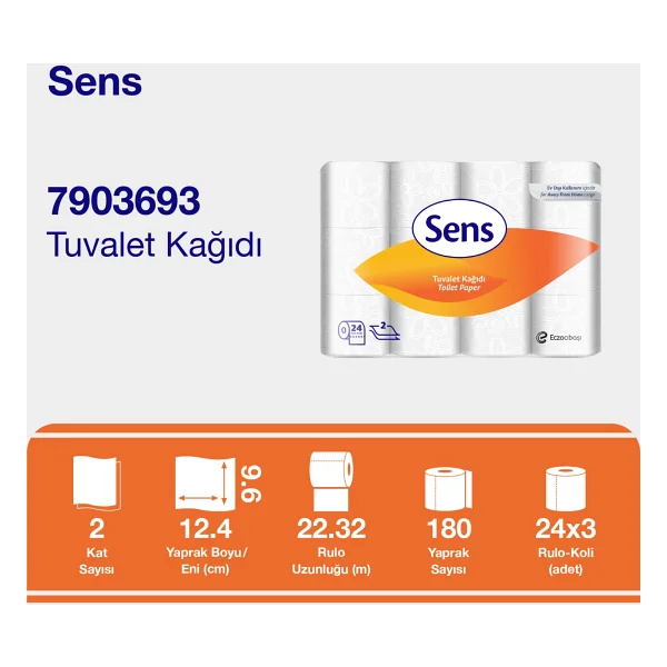 Sens 24'lü Tuvalet Kağıdı - Görsel 3