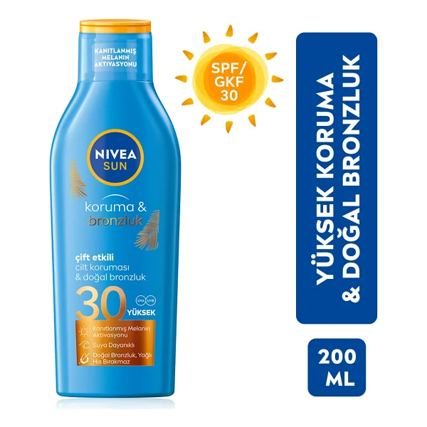 Nivea Sun Koruma Ve Bronzluk 200 Ml 30 Faktör Bronzlaştırıcı - Görsel 5