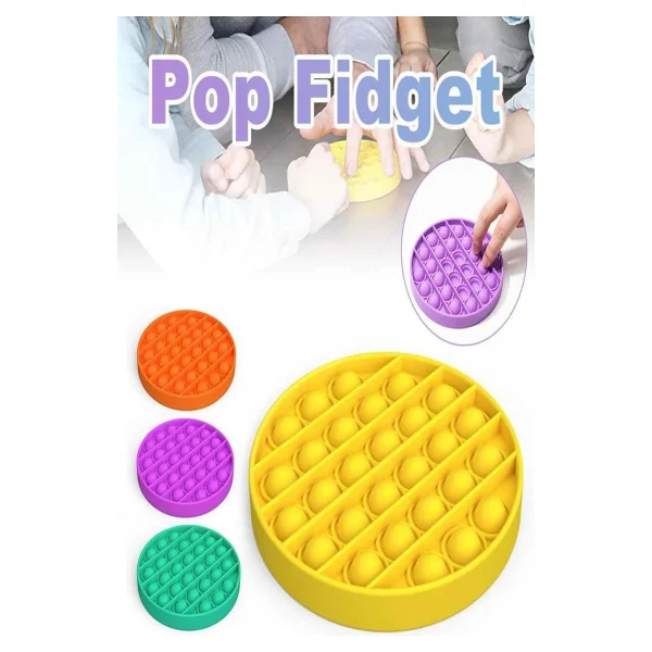 Popit Push Bubble Fidget Özel Pop Duyusal Oyuncak Zihinsel Stres Oyunu - Görsel 6