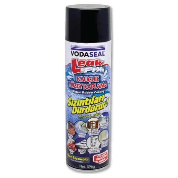Vodaseal Leak Fix Sprey Kauçuk Kaplama 396gr Siyah - Görsel 2
