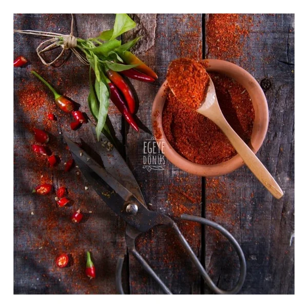 Egeye Dönüş Yeni Mahsül Öğütülmüş Çok Acı Saf Pul Biber - 100 Gr. 1. Kalite (Ekstra Acı) - Görsel 4