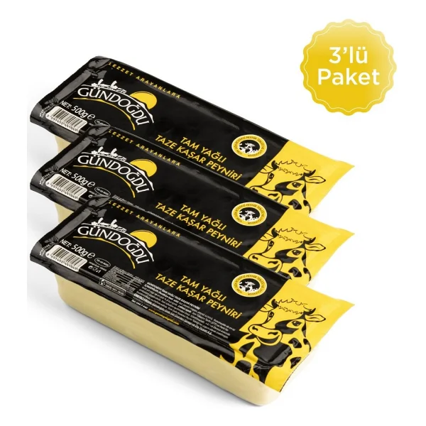 Gündoğdu Avantajlı Muhteşem 2x3 Tereyağı + Kaşar Peyniri Paketi - 5,1 Kg - Görsel 3