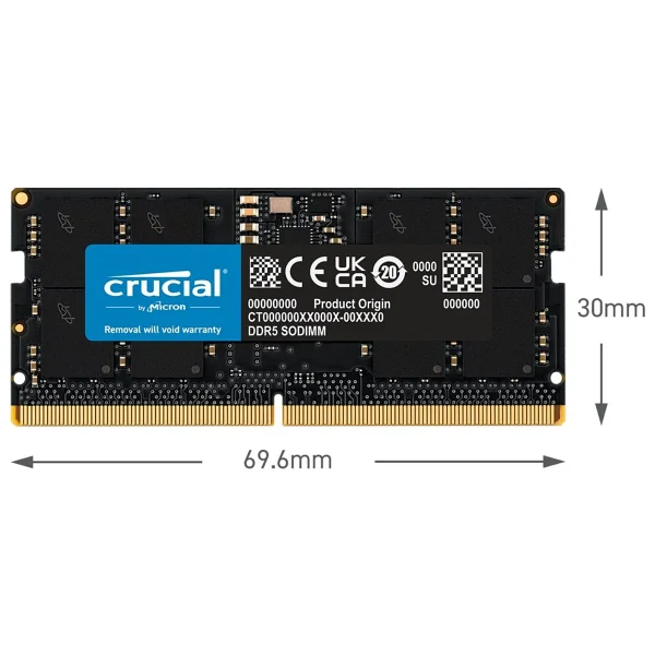 Crucial 8 GB 4800 MHz Cl40 Ct8g48c40s5 DDR5 RAM - Görsel 4