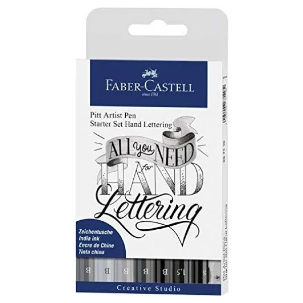 Faber-Castell Pitt Artist Starter Set 8'li Kaligrafi Seti - Görsel 9