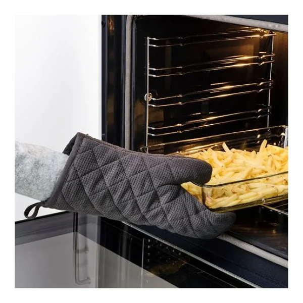İkea Fırın Eldiveni Siyah 1 adet 33 cm Keçeli Polyester sağ - sol uyumlu - 35 x 45 cm - Görsel 3