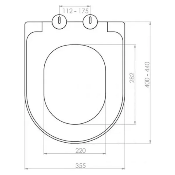 Nkp Elegance Duroplast Yavaş Kapanır Klozet Kapağı 0402 - Görsel 3