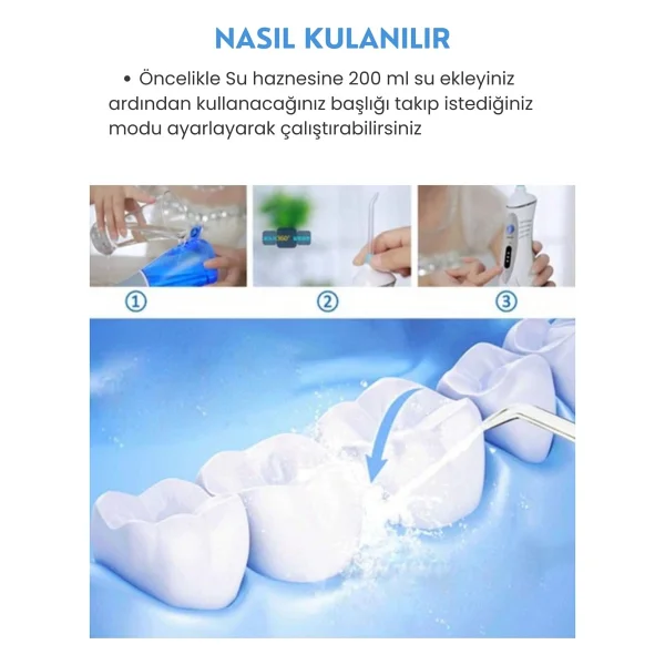 Waterpulse V500 Pembe Ağız Duşu - Görsel 4