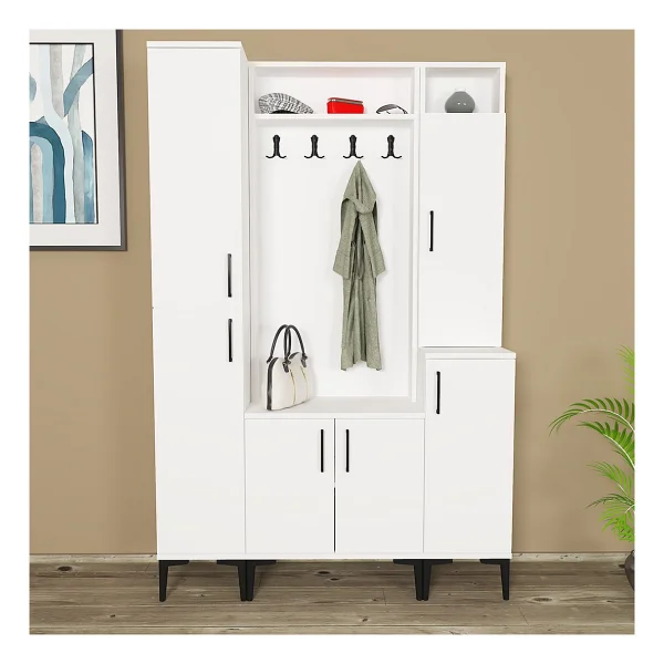 Kalender Dekor Rose-1-2-3 Rs01 Portmanto Vestiyer Ayakkabılık - Görsel 3