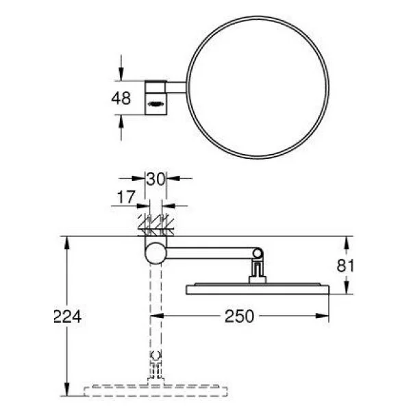 Grohe Selection Makyaj Aynası - 41077al0 - Görsel 2