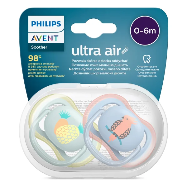 Philips Avent Scf085/12 Ultra Air 0-6 Ay 2'li Erkek Emzik - Görsel 8