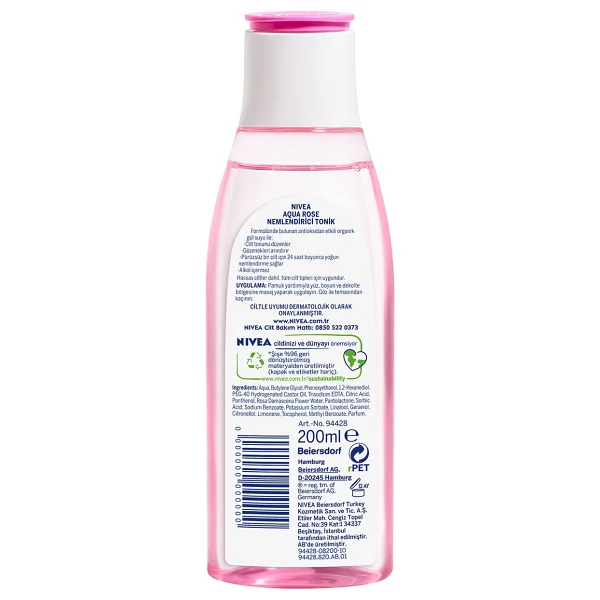 Nivea Aqua Rose Nemlendirici Tonik 200 Ml - Görsel 10