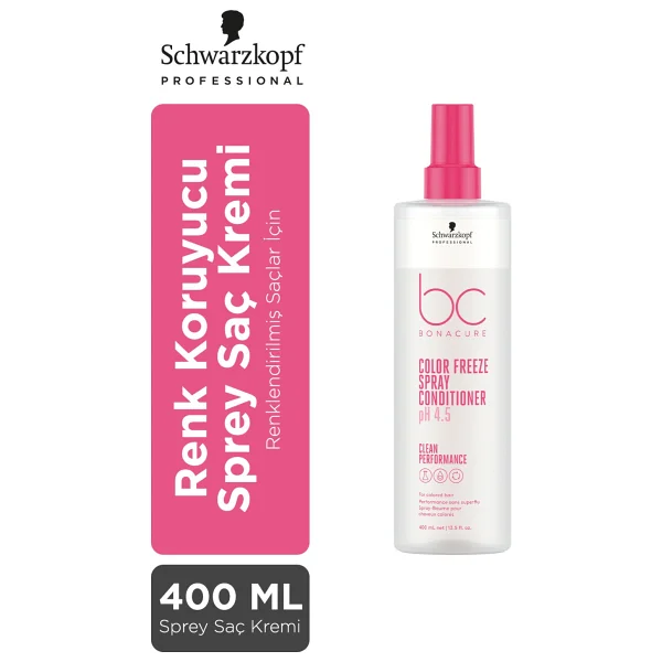 Schwarzkopf Bc Bonacure Color Freeze 400 Ml Renk Koruma Sprey Saç Kremi - Görsel 6
