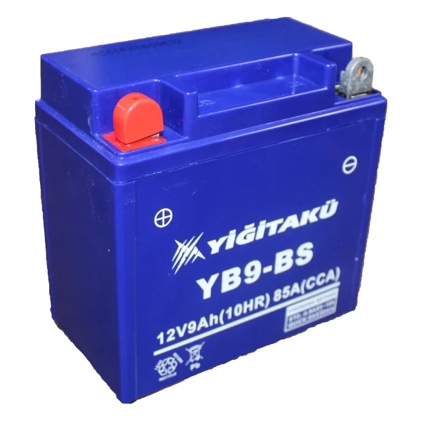 Yiğit Akü Yb9-Bs 12 V 9 Ah Motosiklet Aküsü - Görsel 3