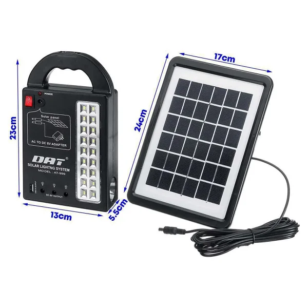 Dat At-999 Güneş Enerjili Solar Aydınlatma Cihazı - Görsel 2