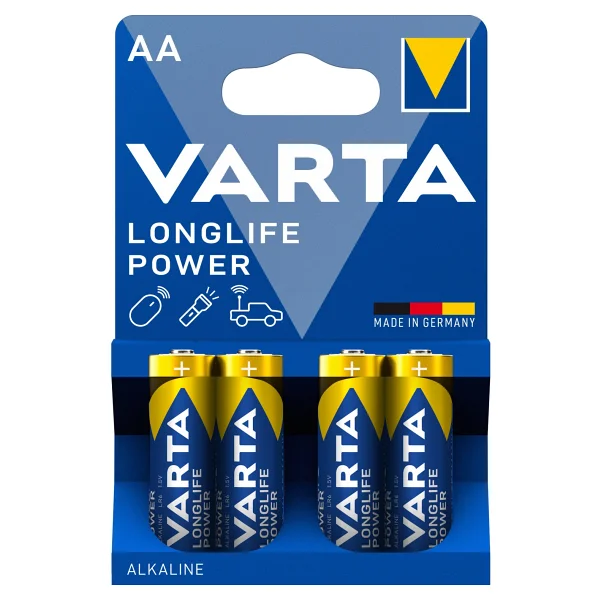 Varta Longlife Power 4'lü Alkalin Aa Kalem Pil - Görsel 2